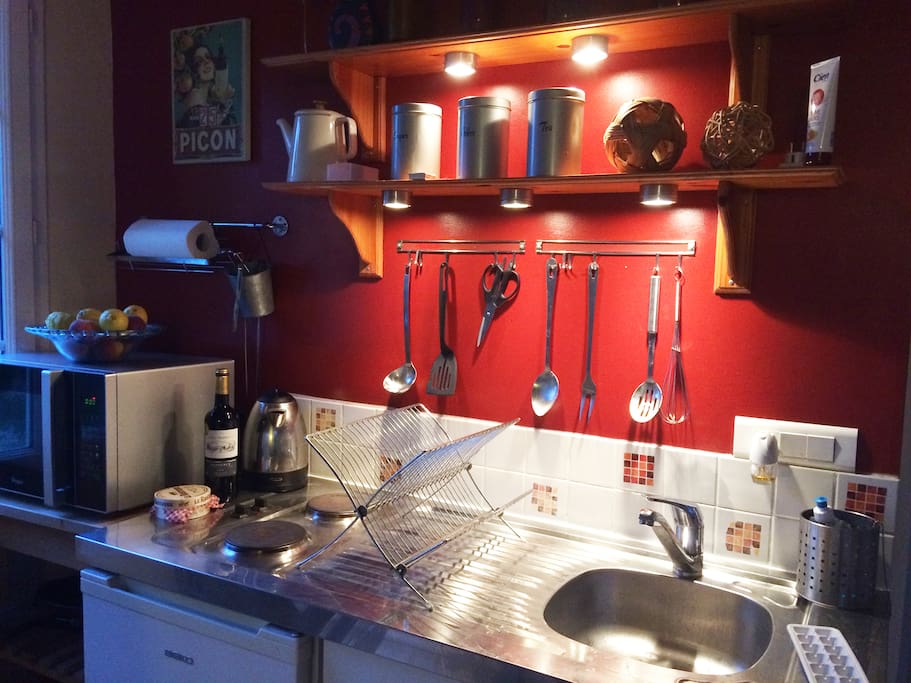 Fully equipped kitchen ready for your stay