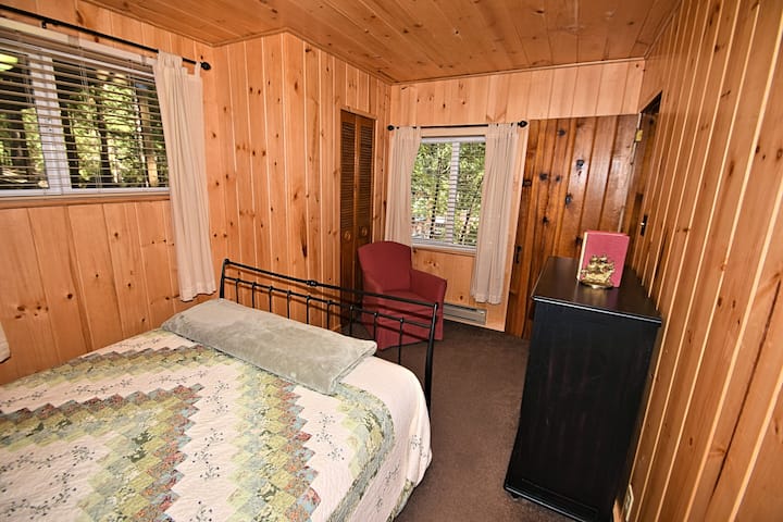 Bedroom 2: This is in the rear of the cabin.  Queen bed