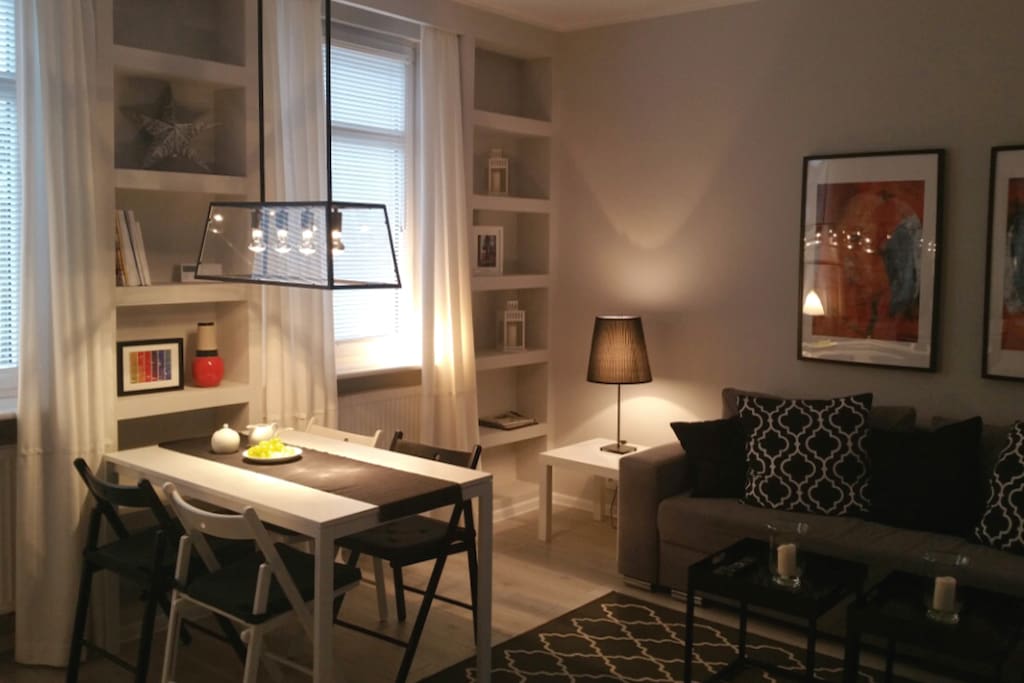 Living Room and Dining Area