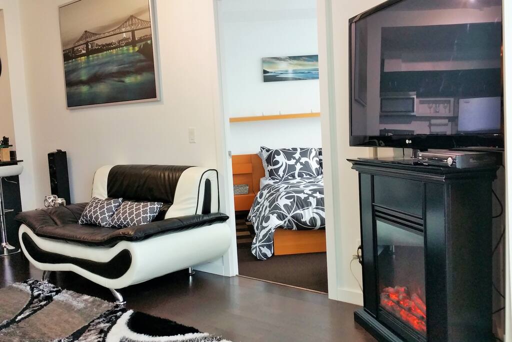 Living Room and Bedroom