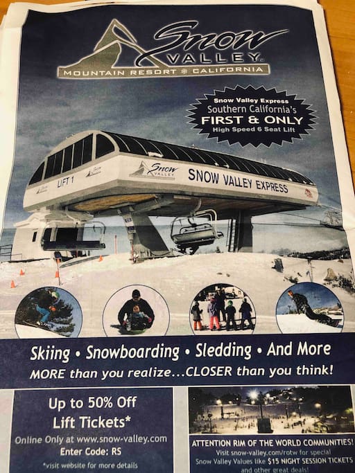 Snow Valley Up Yo 50%Off Lift Tikets