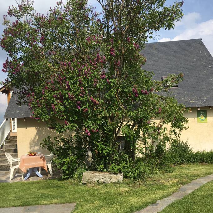 gite vu de l'extérieur