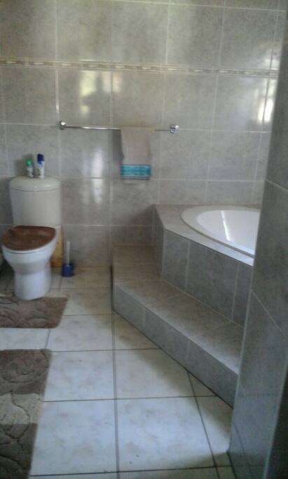 One of the bathrooms