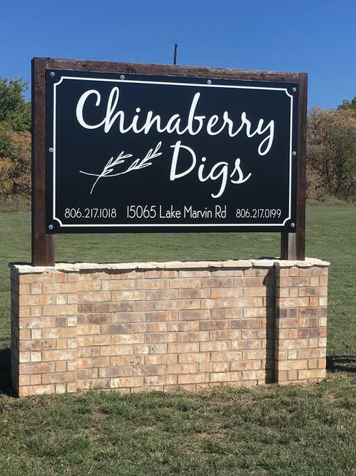 Look for our signature sign when coming to stay at the Digs, it is just off the main road and very easy to spot!