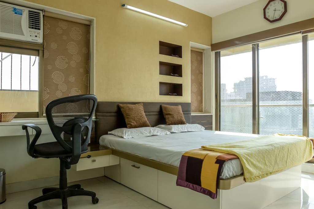 Bedroom1 with pvt Patio & seaview