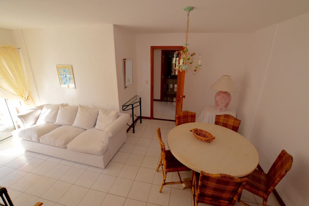 Amplio living comedor