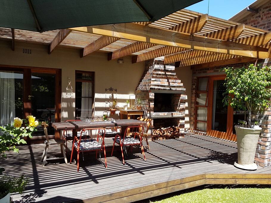 Outside braai area