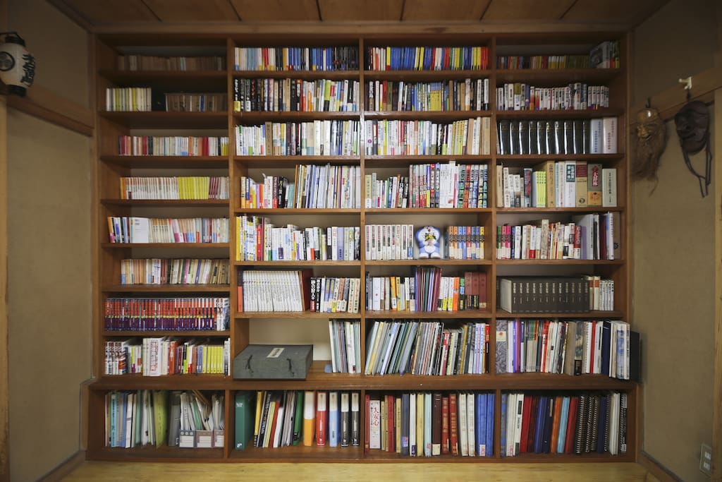 Book shelf In Tatami room/榻榻米房间的书架