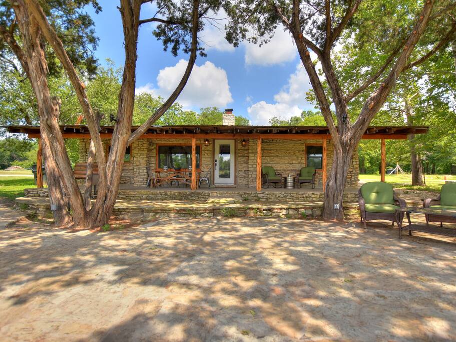 Entrance to the cabin