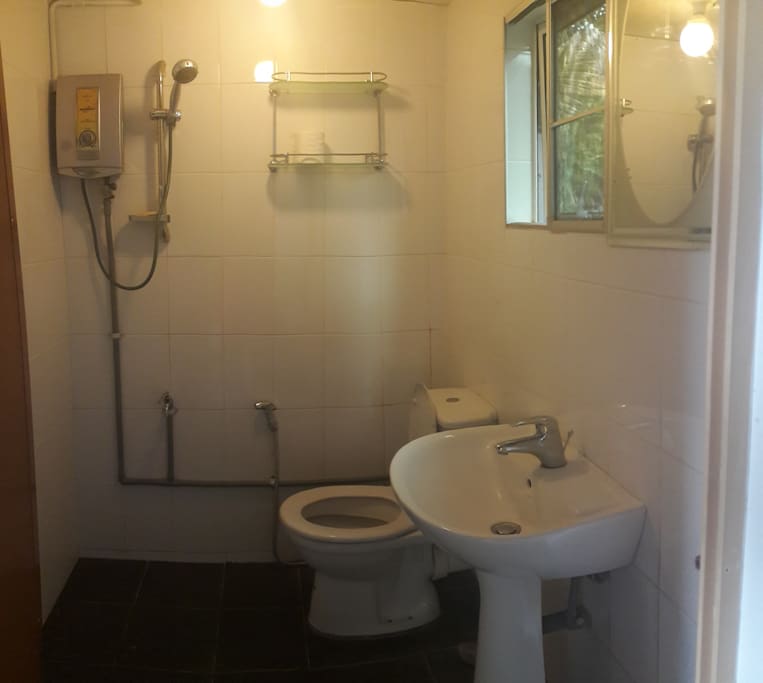 Private bathroom.