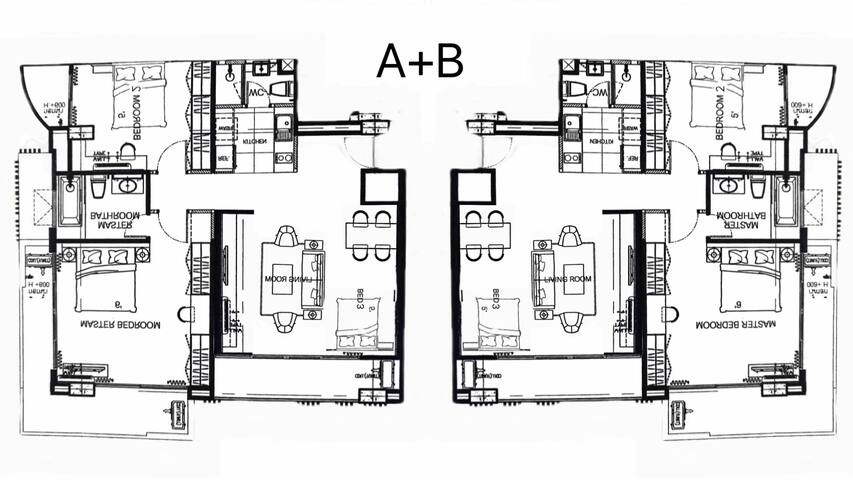 130+130m²2units/4BR/pool/EmSphere/BTS PhromPhong gallery image 2