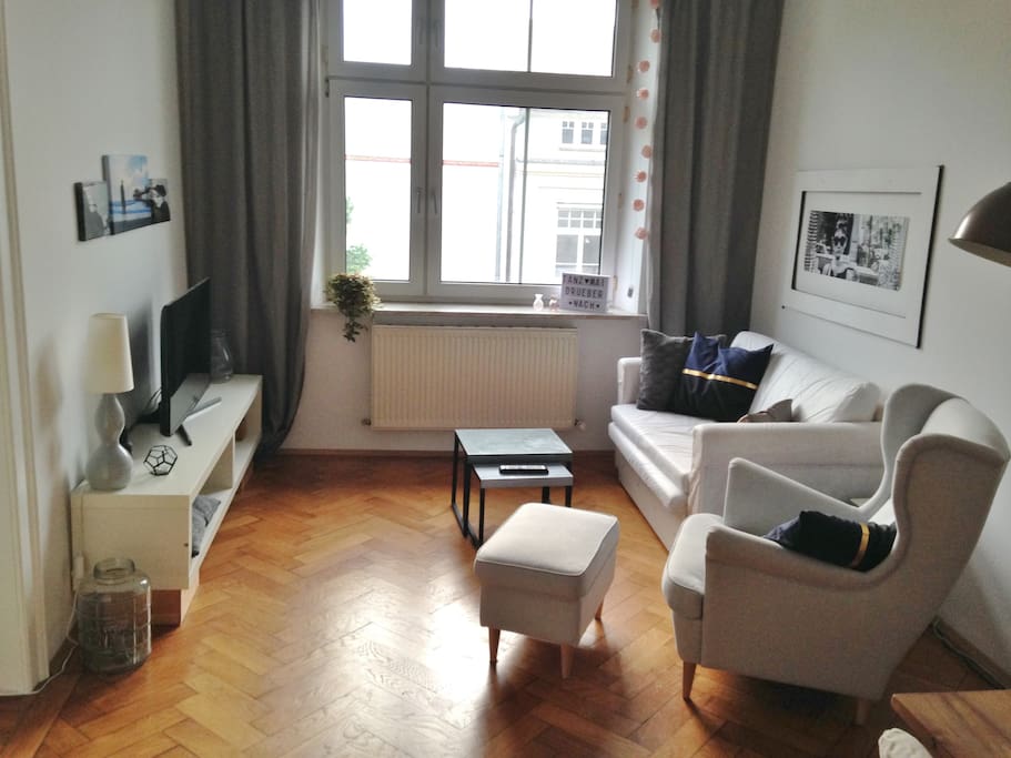 Wohnzimmer/Schlafcouch