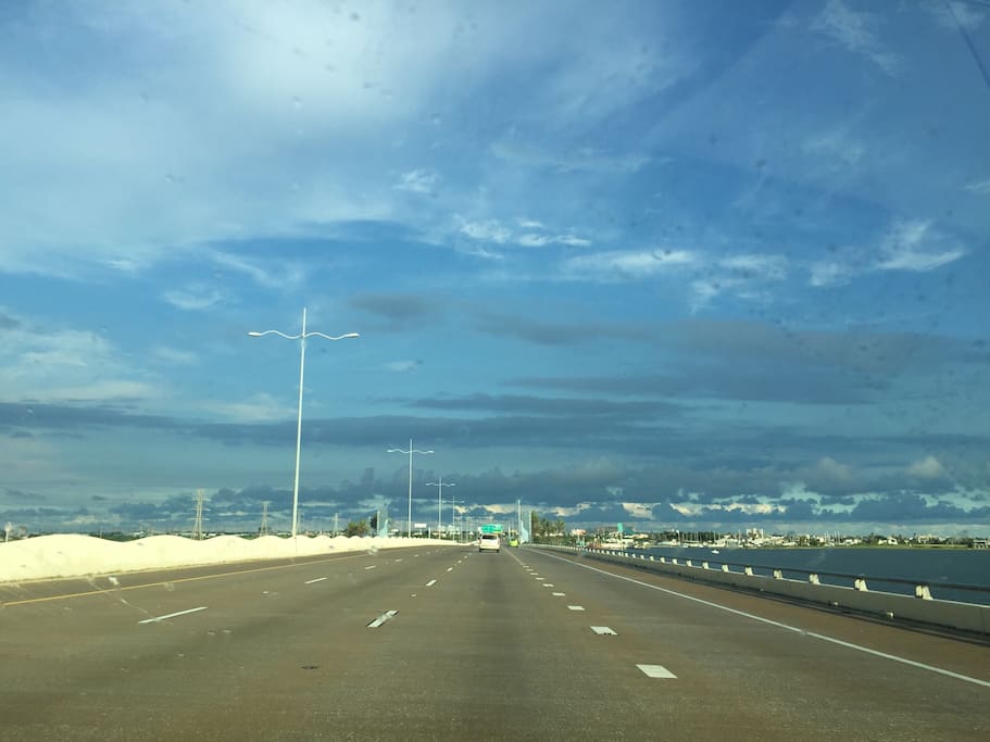45 S bridge to Galveston.