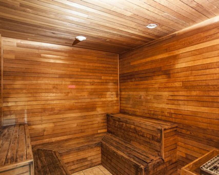 Enjoy this amazing sauna!