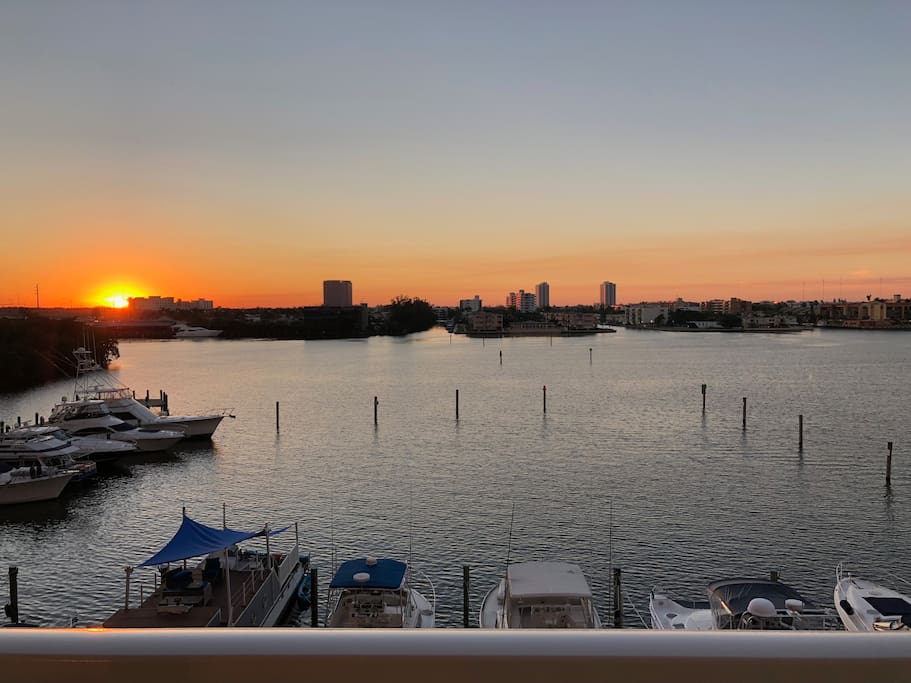 Sunset View from Balcony!