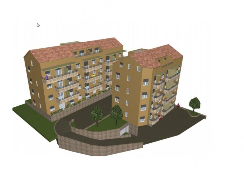 Picture of the two building before they were build :)