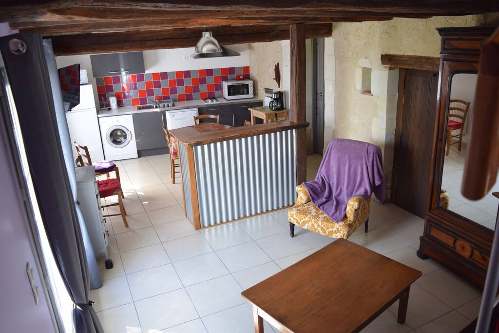 cuisine ouverte sur salon