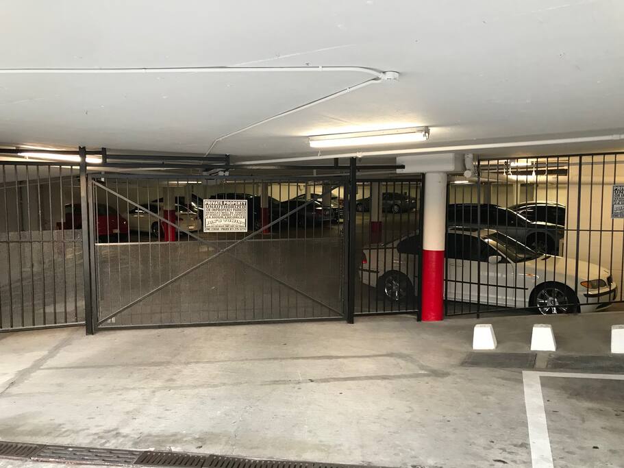 Enclosed parking if needed.
