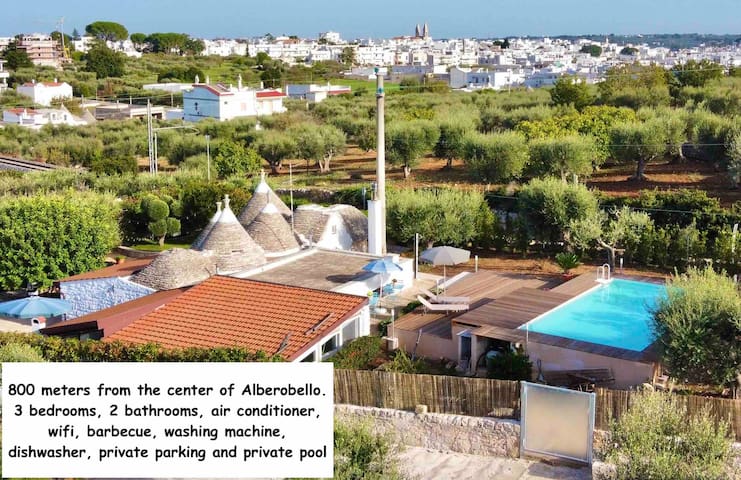 Trullo Barsenta con piscina uso esclusivo