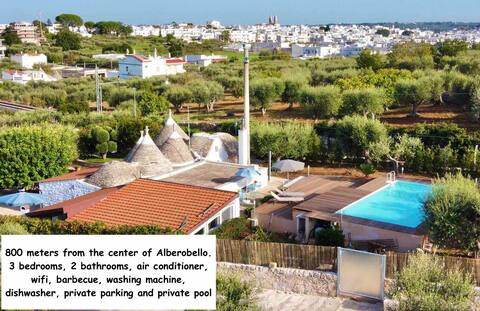 Trullo Barsenta with exclusive use pool