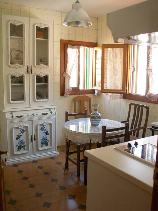 Cocina al estilo rural.