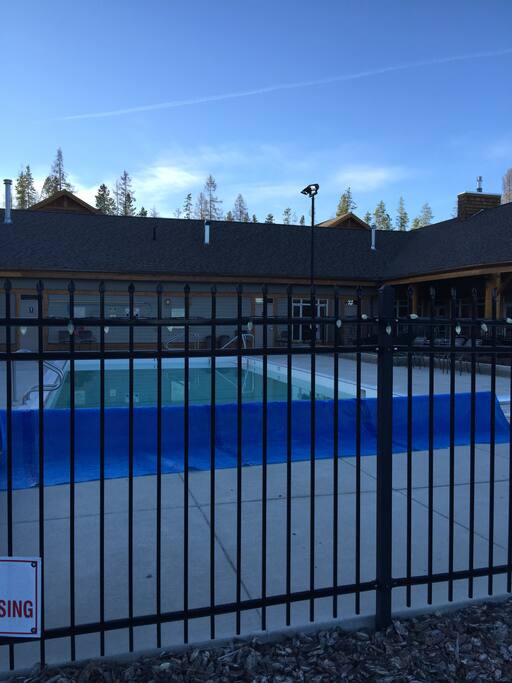 Pool - Across Parking Lot from Garage