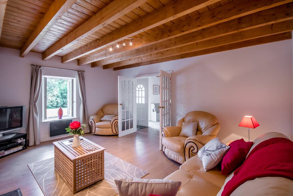 Cosy comfortable lounge with plenty of seating ...