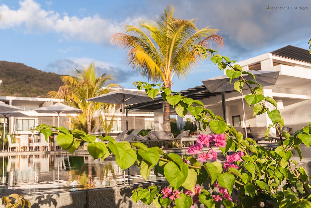 Front end of the complex - by the pool