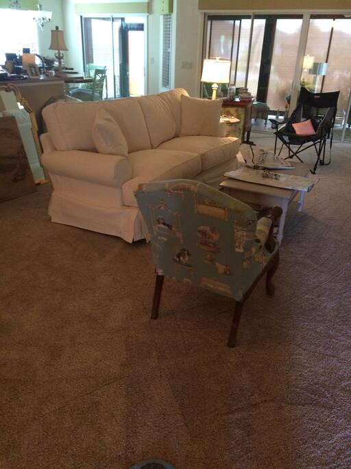 spacious living room