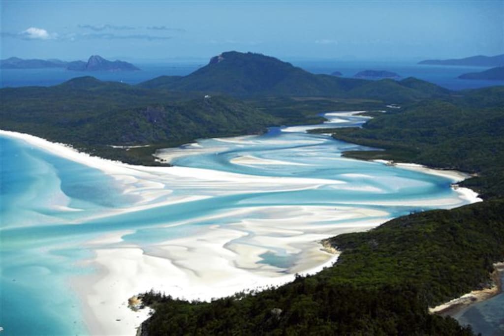 Hill Inlet just part of the World Famous Whitehaven beach