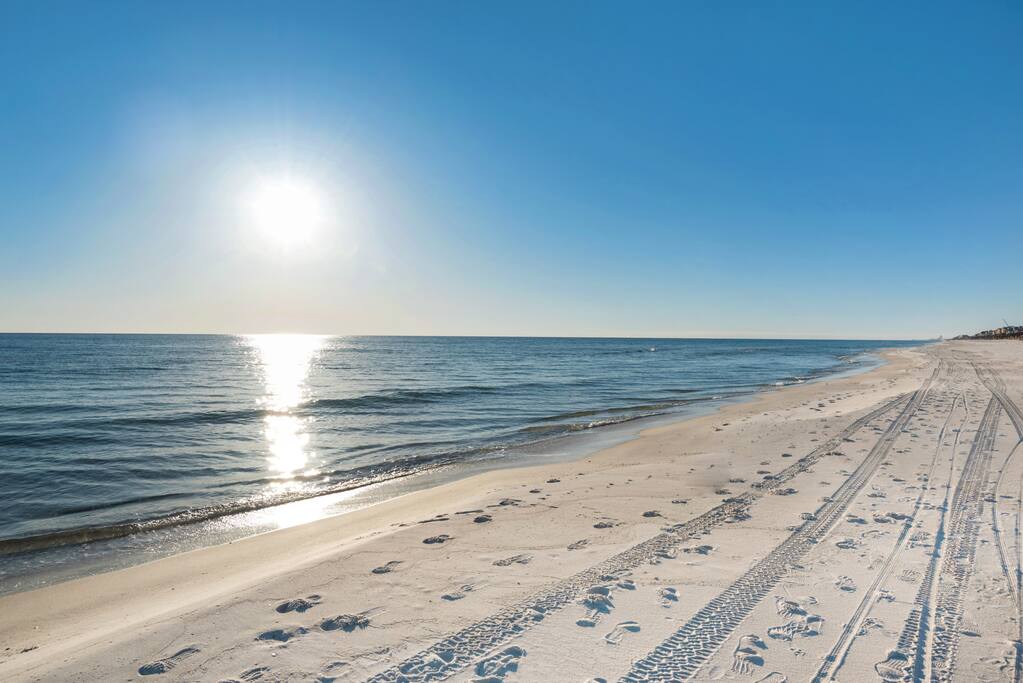 Sunset- Sugar White Sand, Blue Ocean