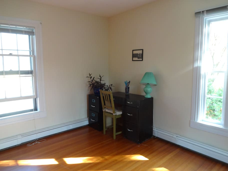 Living room work area