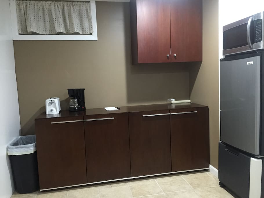 Paper Plates, Towels, and other Kitchen Goods Plus Shared Full Kitchen Upstairs