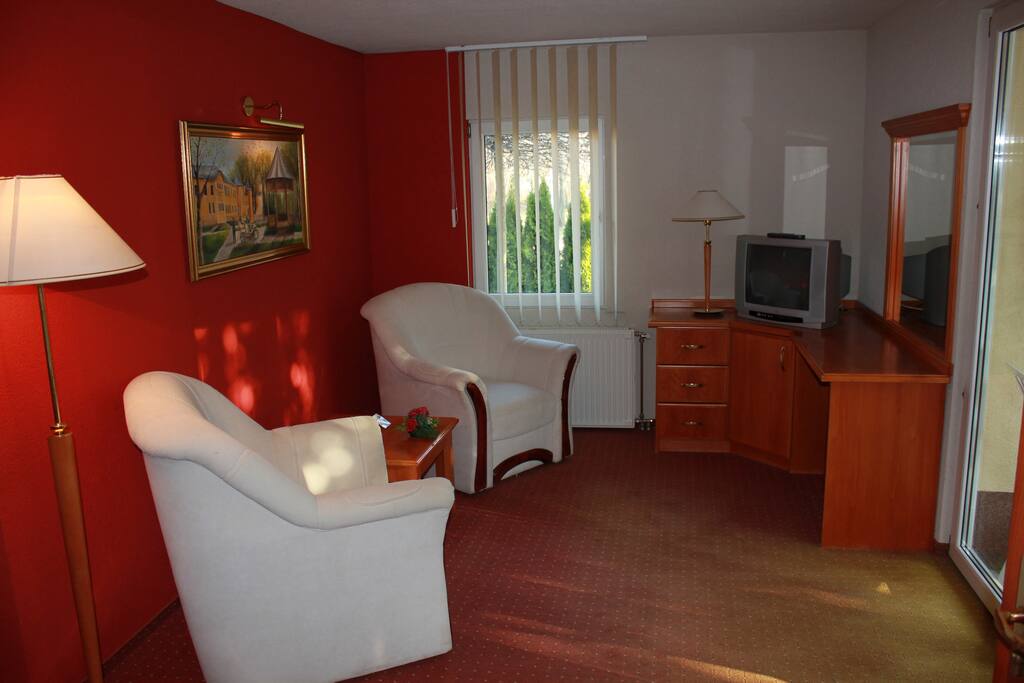 living room with TV and Wifi Internet