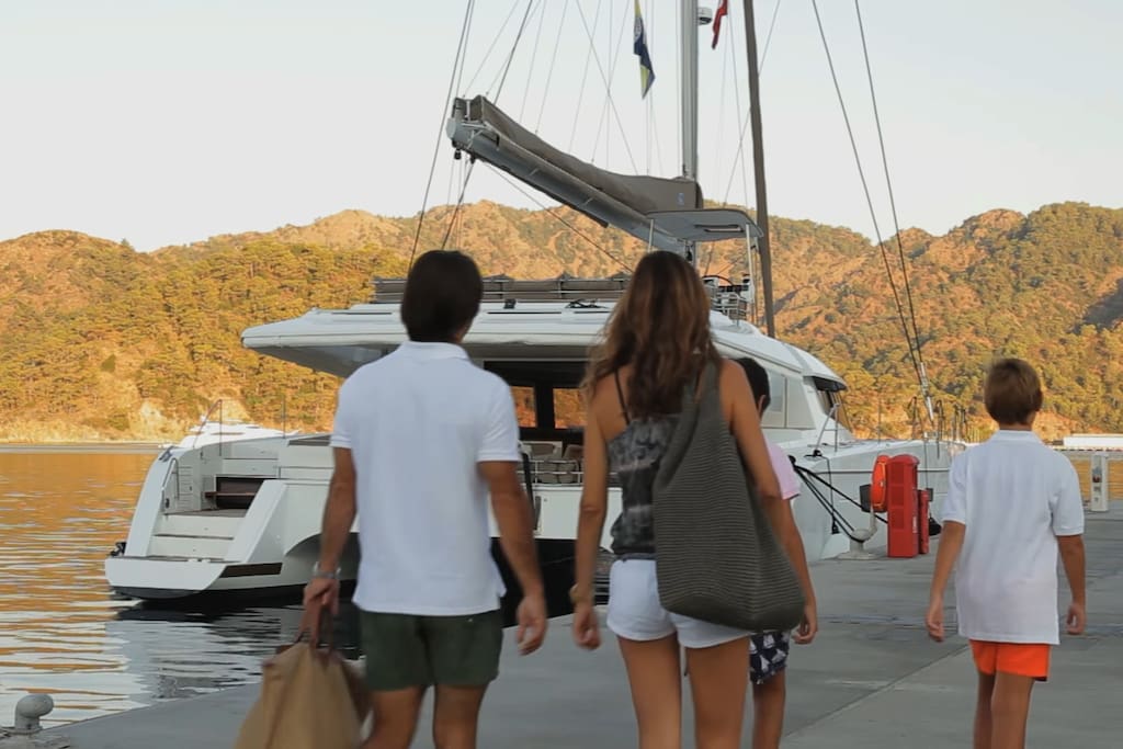 The start of an amazing sailing vacation!
