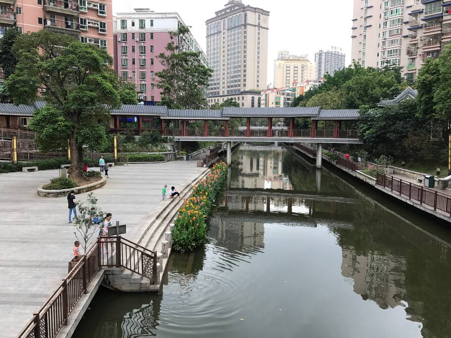 楼下休闲散步好地方