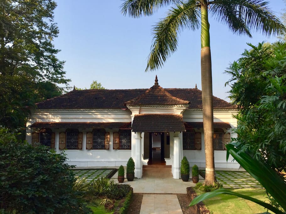 Heritage Indo–Portuguese property in a 1.5 acre lush sub-tropical garden