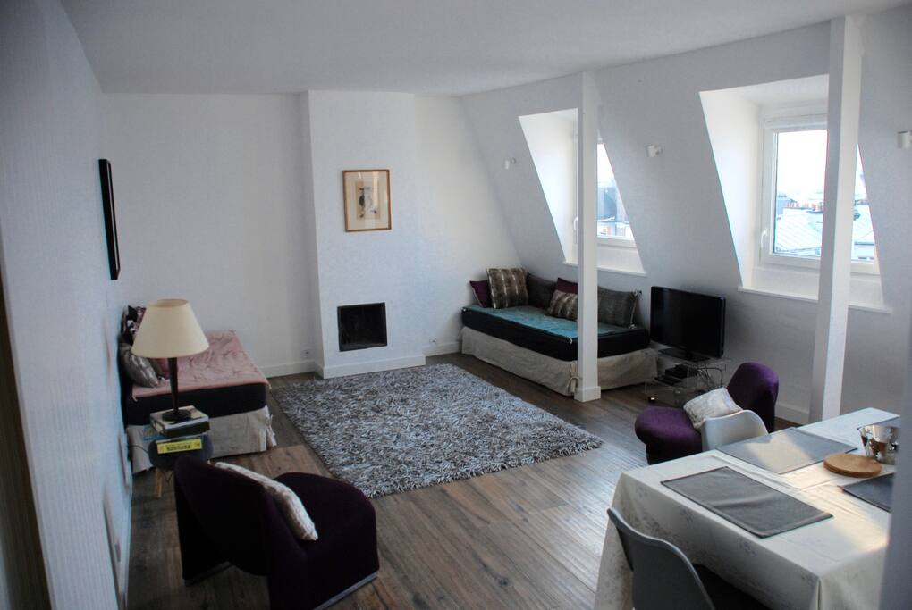 The living room