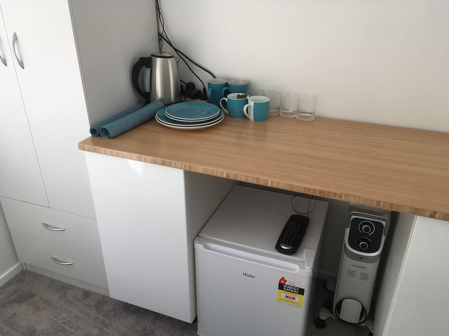 Fridge, Heater, Kettle