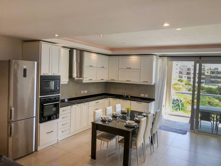 Kitchen and dining room