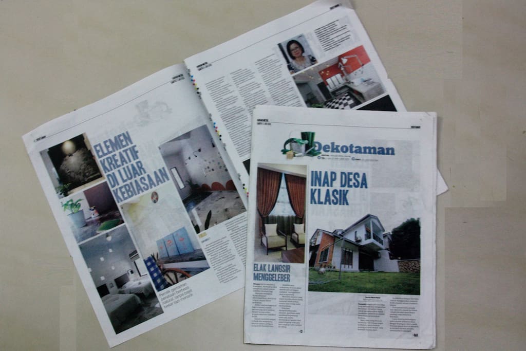 10 @ Hilltop Homestay been interviewed by local media - Harian Metro