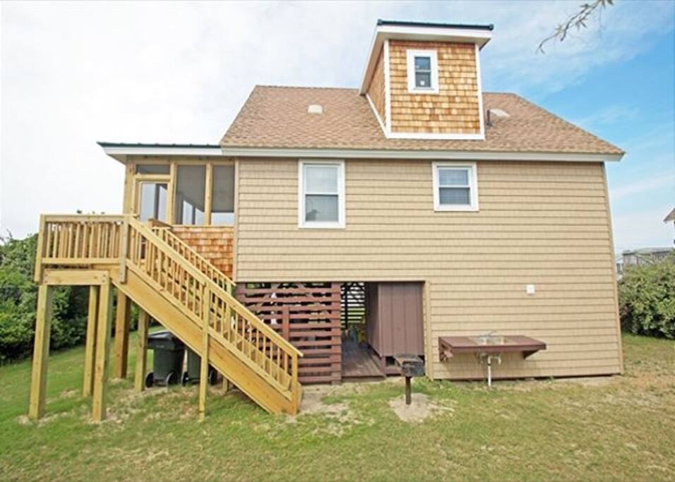 Rear of cottage