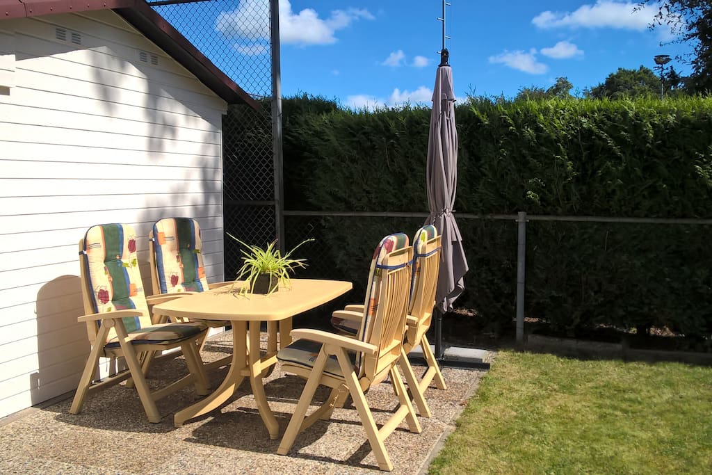 heerlijk eigen plekje in de tuin