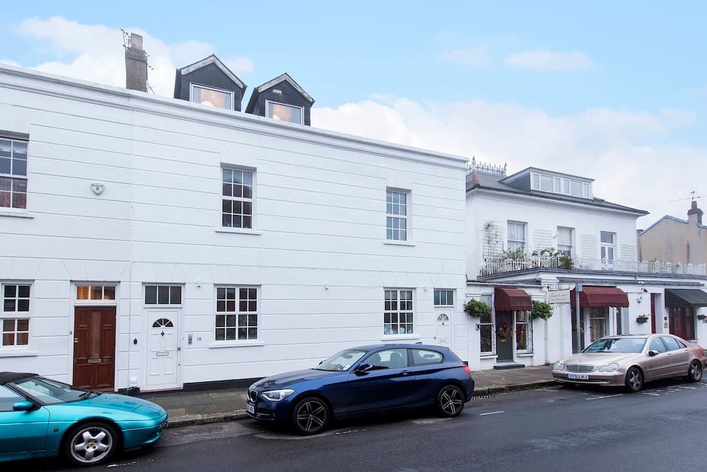 Front of house - mews at back