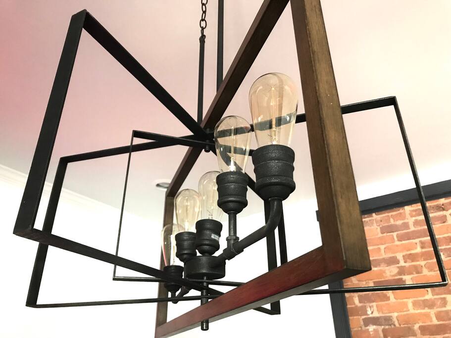 Gorgeous lighting in living space