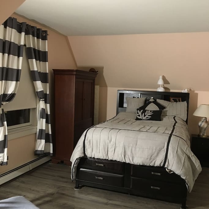 New double bed, reading lamp and USB ports to recharge your devices