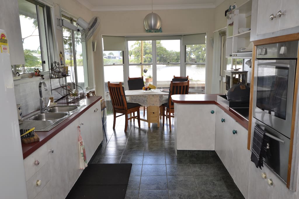 kitchen with a view