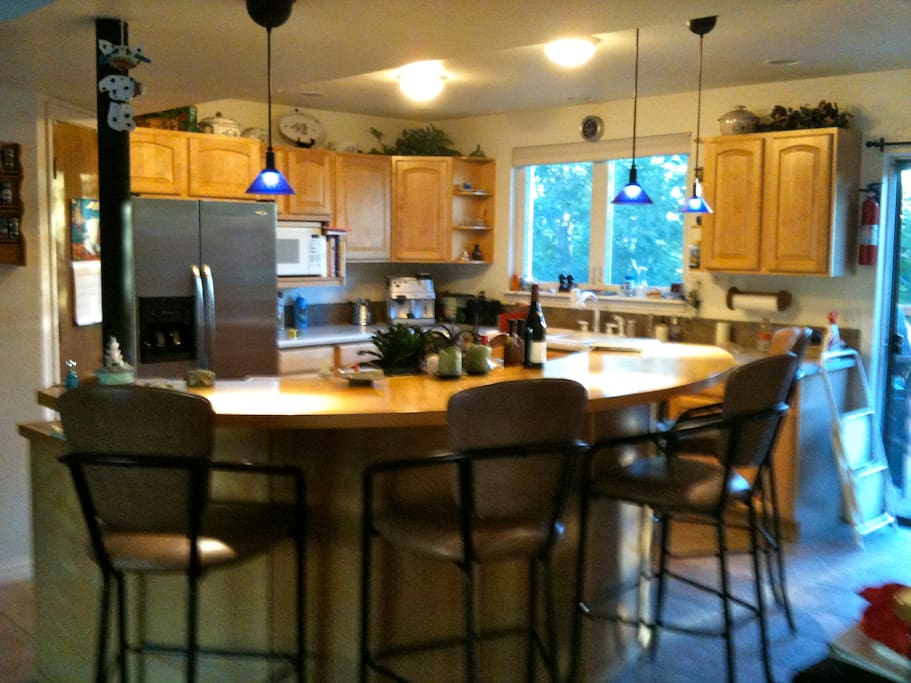 Kitchen with Bar Seating