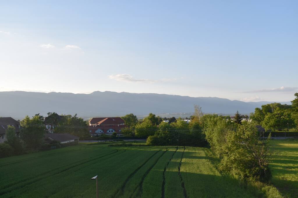 vue du balcon