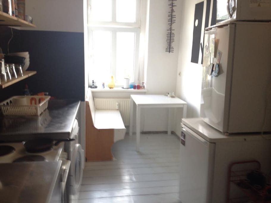 Kitchen. Clean and has lots of appliances!
